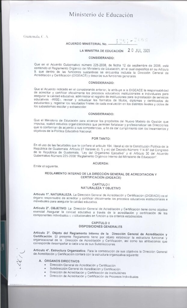 thumbnail of Acuerdo-Ministerial-1297-2009-Reglamento-Interno-de-DIGEACE