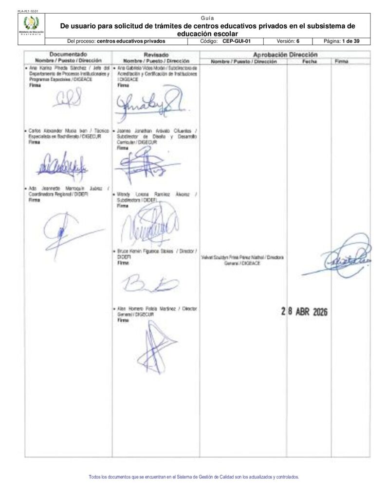thumbnail of CEP-GUI-01 Guía de solicitud de trámites CEP V6